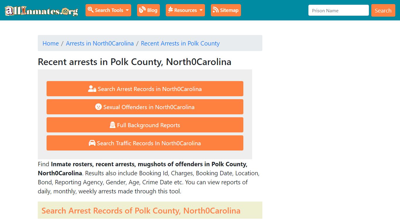 Recent arrests in Polk County, North Carolina | Mugshots, Rosters ...